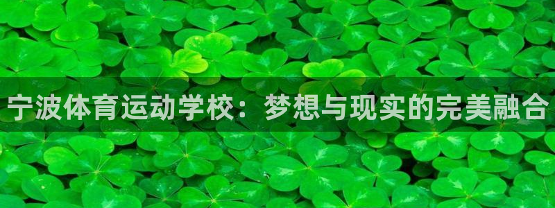 vsport体育官网下载平台APP：宁波体育运动学校：梦想与